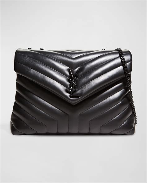 ysl all black purse|ysl shoulder bag price.